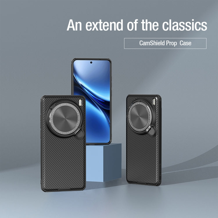 For vivo X200 Pro NILLKIN CamShield Prop MagSafe Magnetic PC Phone Case(Black) by NILLKIN