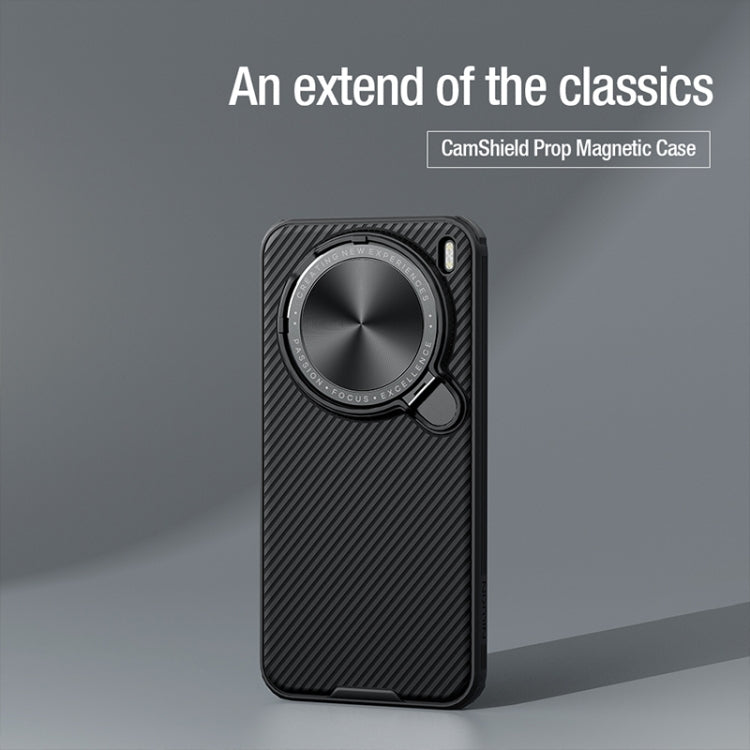 For vivo X200 Pro mini NILLKIN CamShield Prop MagSafe Magnetic PC Phone Case(Black) by NILLKIN