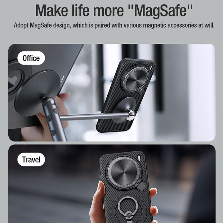 For vivo X200 Pro mini NILLKIN CamShield Prop MagSafe Magnetic PC Phone Case(Black) by NILLKIN