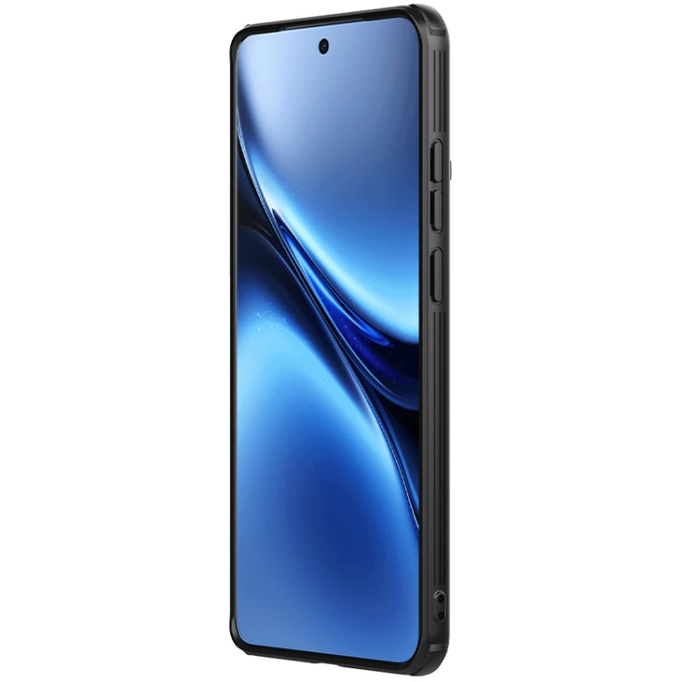 For vivo X200 Pro NILLKIN CamShield Prop MagSafe Magnetic Translucent PC Phone Case(Black) by NILLKIN