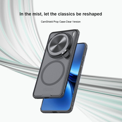 For vivo X200 Pro NILLKIN CamShield Prop MagSafe Magnetic Translucent PC Phone Case(Black) by NILLKIN