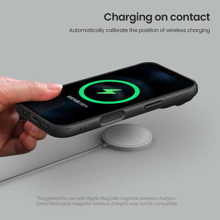 For iPhone 16 Pro Max NILLKIN CamShield Prop MagSafe Magnetic PC Phone Case with Frame(Black) by NILLKIN