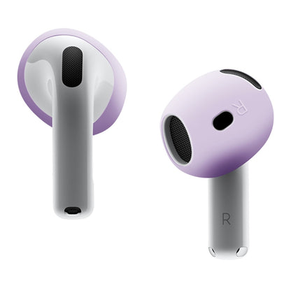 For AirPods 4 Ear Cap Soft Silicone Protective Case(Lavender Purple) by bashfashion