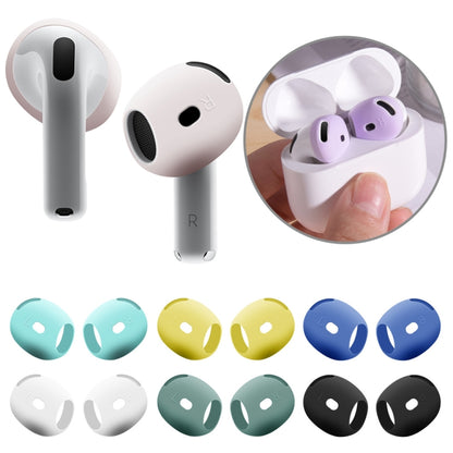 For AirPods 4 Ear Cap Soft Silicone Protective Case(Lavender Purple) by bashfashion