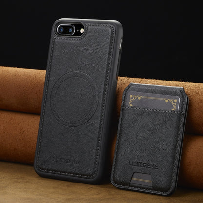 For iPhone SE 2024 LC.IMEEKE L3 Series Detachable RFID Card Bag Magsafe Phone Case(Black) by LC.IMEEKE