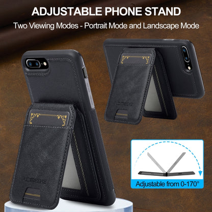 For iPhone SE 2024 LC.IMEEKE L3 Series Detachable RFID Card Bag Magsafe Phone Case(Black) by LC.IMEEKE