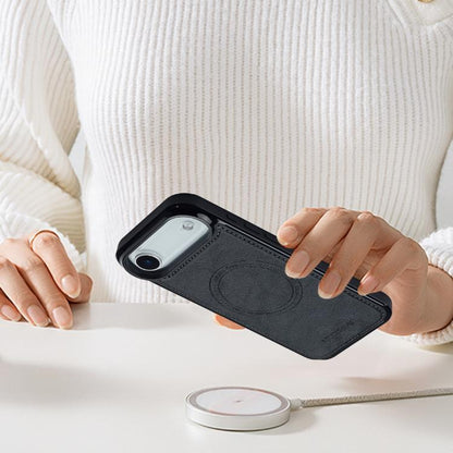 For iPhone Air LC.IMEEKE L3 Series Detachable RFID Card Bag Magsafe Phone Case(Black) by LC.IMEEKE