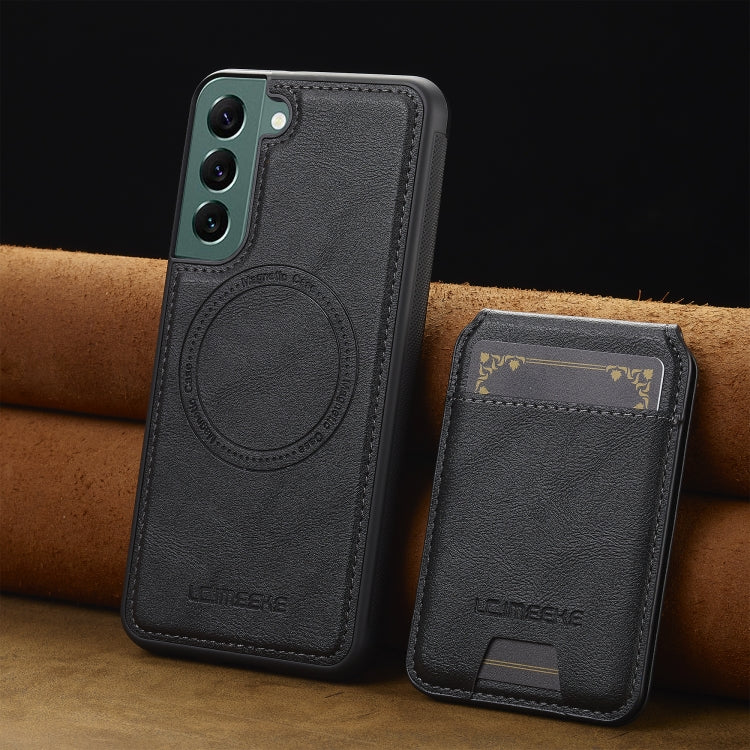 For Samsung Galaxy S20 FE LC.IMEEKE L3 Series Detachable RFID Card Bag Magsafe Phone Case(Black) by LC.IMEEKE