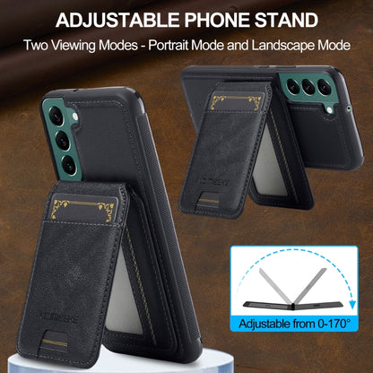 For Samsung Galaxy S20 FE LC.IMEEKE L3 Series Detachable RFID Card Bag Magsafe Phone Case(Black) by LC.IMEEKE