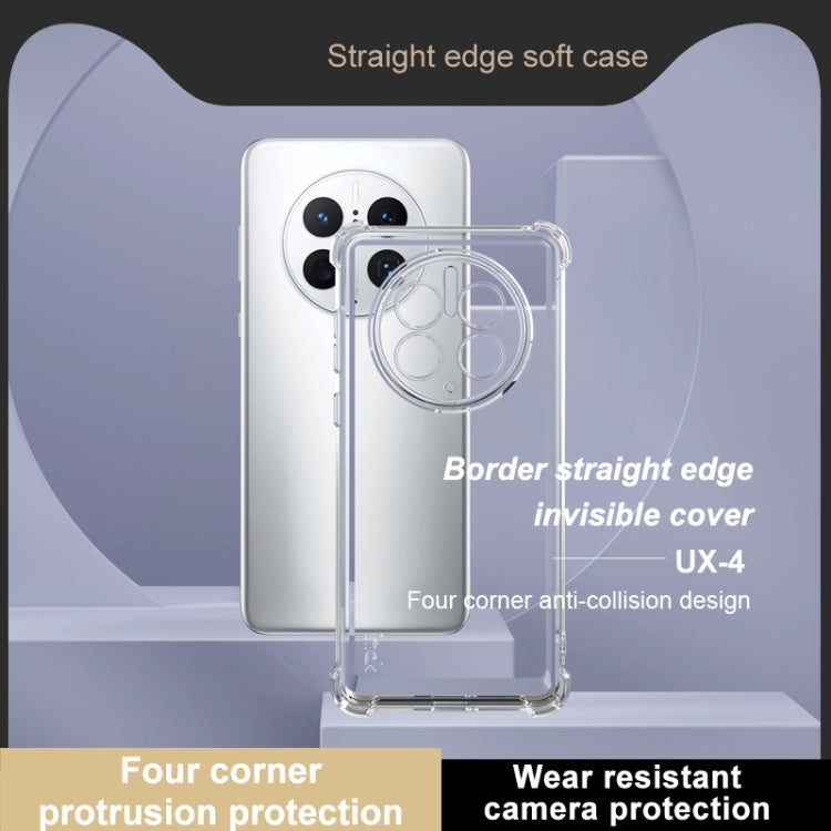 For Huawei Mate 50 Pro IMAK UX-4 Series Four-corner Shockproof Phone Case(Transparent) by imak