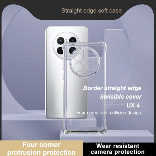 For Huawei Mate 50 Pro IMAK UX-4 Series Four-corner Shockproof Phone Case(Transparent) by imak