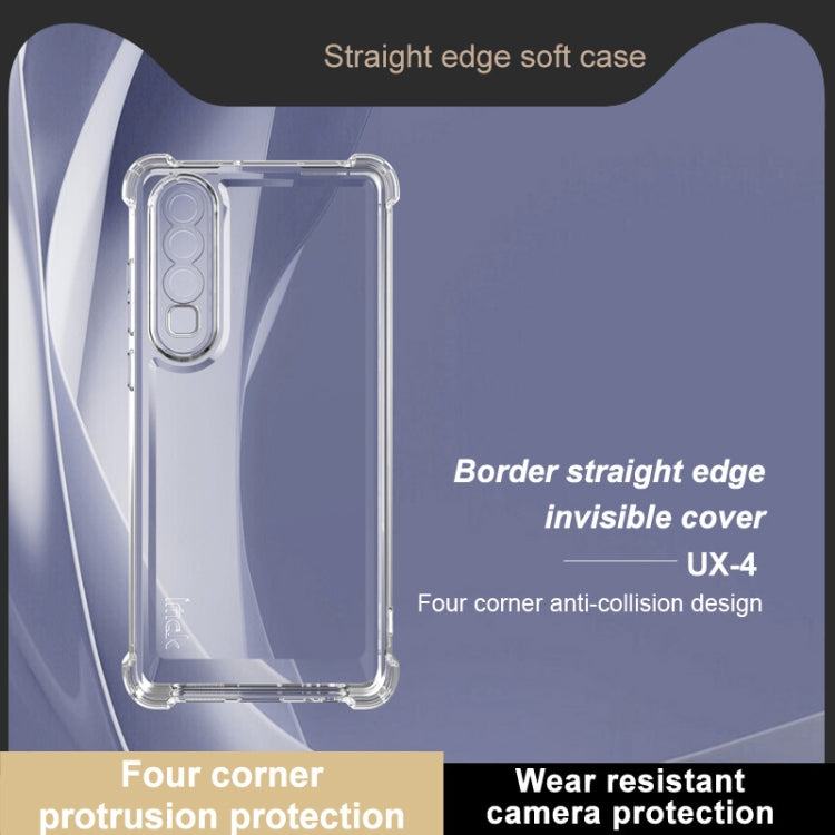 For Huawei P30 IMAK UX-4 Series Four-corner Shockproof Phone Case(Transparent) by imak