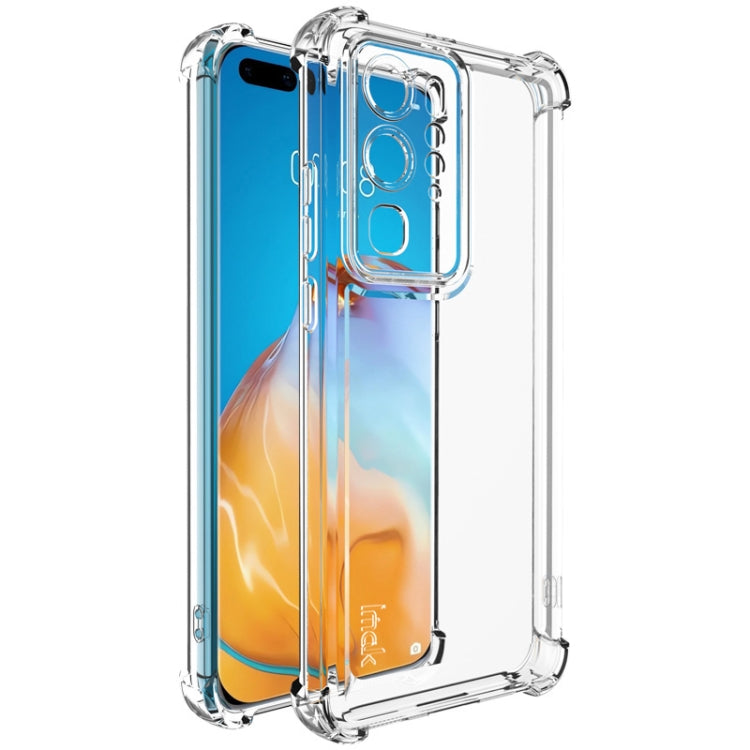 For Huawei P40 Pro IMAK UX-4 Series Four-corner Shockproof Phone Case(Transparent) by imak