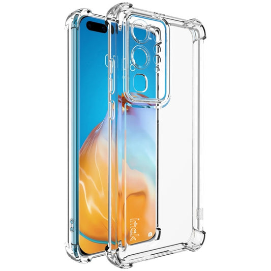 For Huawei P40 Pro IMAK UX-4 Series Four-corner Shockproof Phone Case(Transparent) by imak