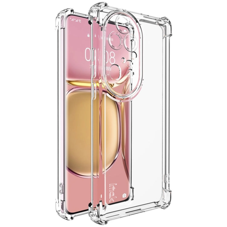 For Huawei P50 Pro IMAK UX-4 Series Four-corner Shockproof Phone Case(Transparent) by imak