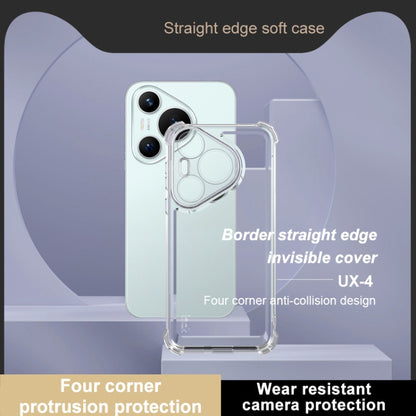 For Huawei Pura 70 IMAK UX-4 Series Four-corner Shockproof Phone Case(Transparent) by imak