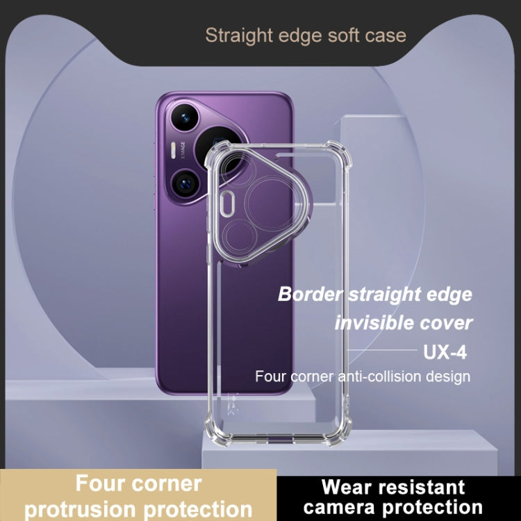 For Huawei 70 Pro / Pura 70 Pro+ IMAK UX-4 Series Four-corner Shockproof Phone Case(Transparent) by imak