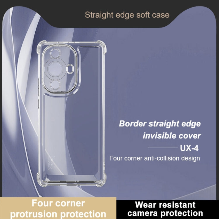 For Huawei Nova 11 Pro / 11 Ultra IMAK UX-4 Series Four-corner Shockproof Phone Case(Transparent) by imak