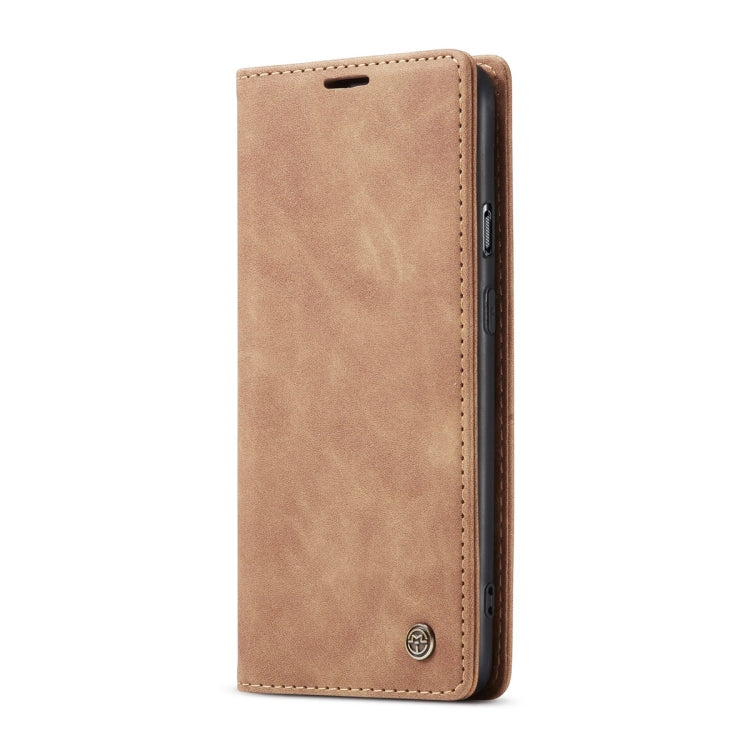 For OnePlus Nord CaseMe-013 Multifunctional Retro Frosted Horizontal Flip Leather Case with Card Slot & Holder & Wallet(Brown) by CaseMe