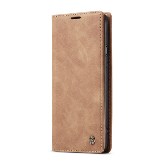 For OnePlus Nord CaseMe-013 Multifunctional Retro Frosted Horizontal Flip Leather Case with Card Slot & Holder & Wallet(Brown) by CaseMe