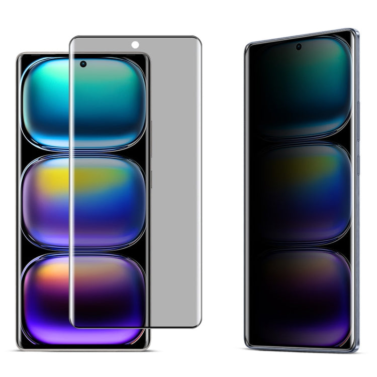 For Infinix Hot 50 Pro+ 4G imak 3D Curved Privacy Full Screen Tempered Glass Film by imak