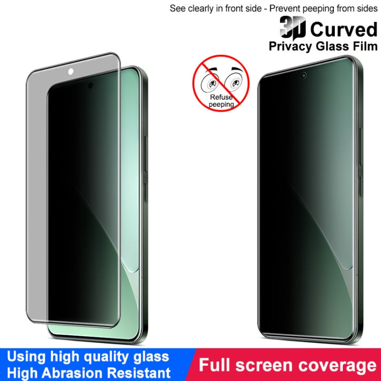 For Xiaomi 15 Pro imak 3D Curved Privacy Full Screen Tempered Glass Film by imak