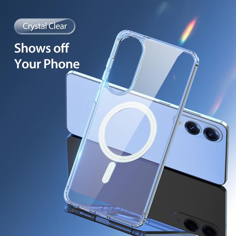 For Samsung Galaxy S25 Edge 5G DUX DUCIS Clin Mag Series Magsafe TPU Phone Case(Transparent) by DUX DUCIS