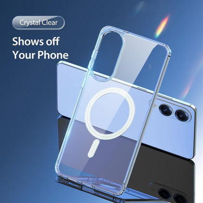 For Samsung Galaxy S25 Edge 5G DUX DUCIS Clin Mag Series Magsafe TPU Phone Case(Transparent) by DUX DUCIS