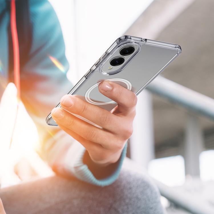 For Samsung Galaxy S25 Edge 5G DUX DUCIS Clin Mag Series Magsafe TPU Phone Case(Transparent) by DUX DUCIS