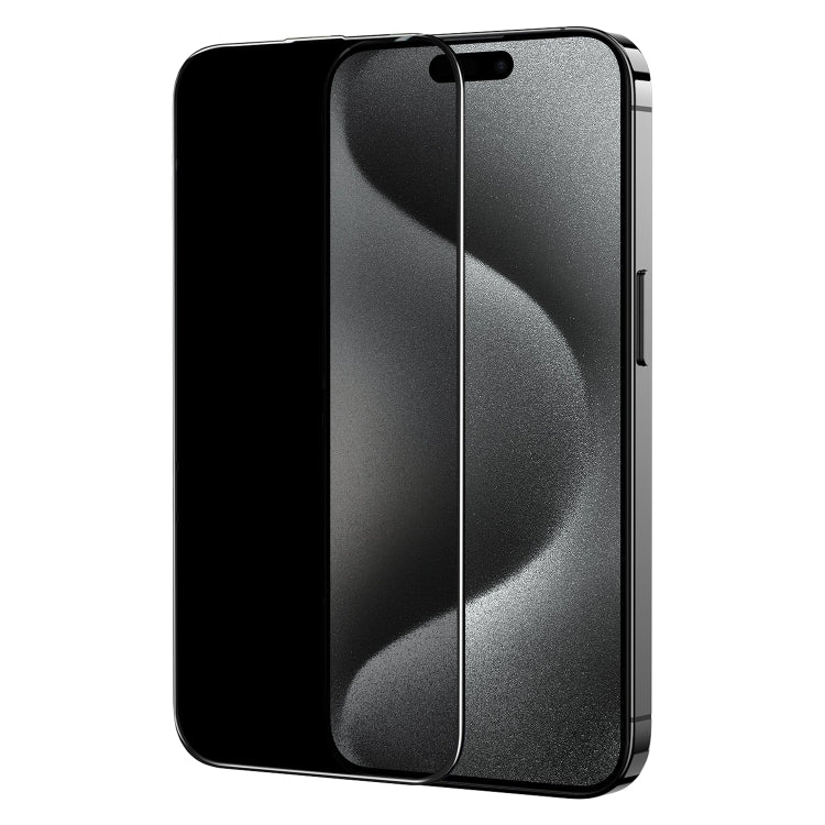 For iPhone 15 Pro Max JOYROOM Knight Series 2.5D Full Screen Privacy Tempered Film by JOYROOM