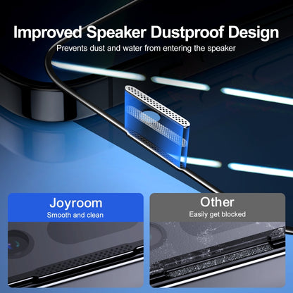 For iPhone 15 Pro JOYROOM Knight Series 2.5D Full Screen Privacy Tempered Film by JOYROOM