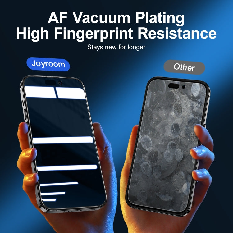 For iPhone 15 Pro JOYROOM Knight Series 2.5D Full Screen Privacy Tempered Film by JOYROOM