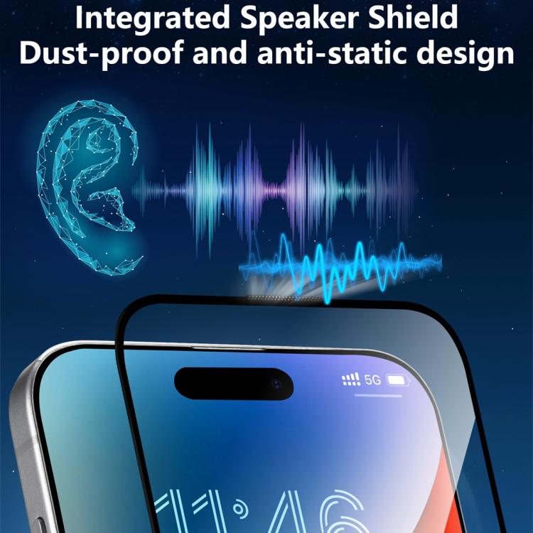 For iPhone Air JOYROOM Knight Series 2.5D Full Screen Privacy Tempered Film by JOYROOM