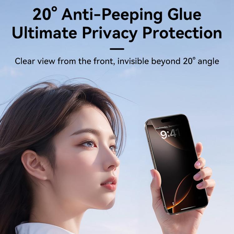 For iPhone Air JOYROOM Knight Series 2.5D Full Screen Privacy Tempered Film by JOYROOM