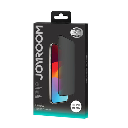 For iPhone 16 / 15 JOYROOM Zero Sense Series 2.5D Full Screen Privacy Tempered Glass Film by JOYROOM