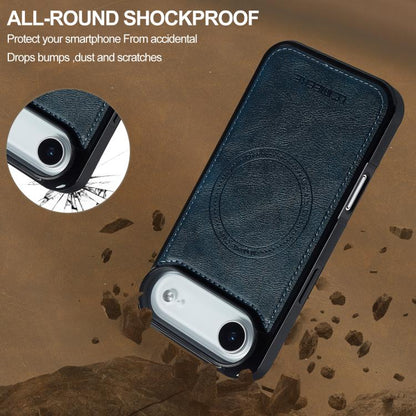 For iPhone Air LC.IMEEKE L5 Series Detachable RFID Card Bag Magsafe Phone Case(Black) by LC.IMEEKE