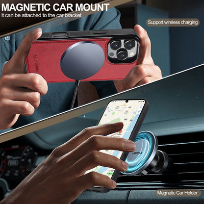 For iPhone 16 Pro Max LC.IMEEKE Magsafe Phone Case(Red) by LC.IMEEKE