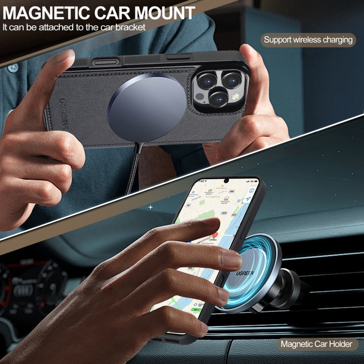 For iPhone 16 Pro LC.IMEEKE Magsafe Phone Case(Black) by LC.IMEEKE