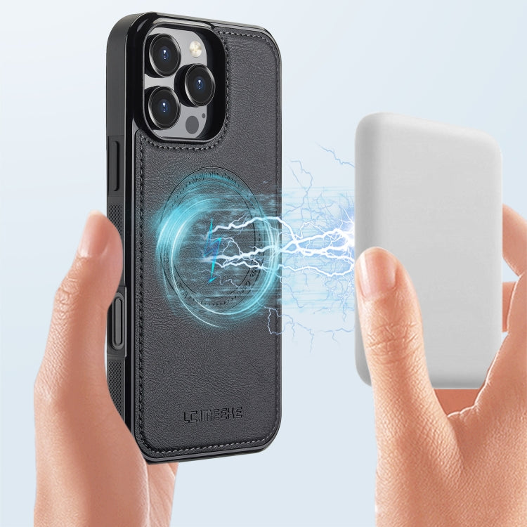 For iPhone 16 Pro LC.IMEEKE Magsafe Phone Case(Black) by LC.IMEEKE