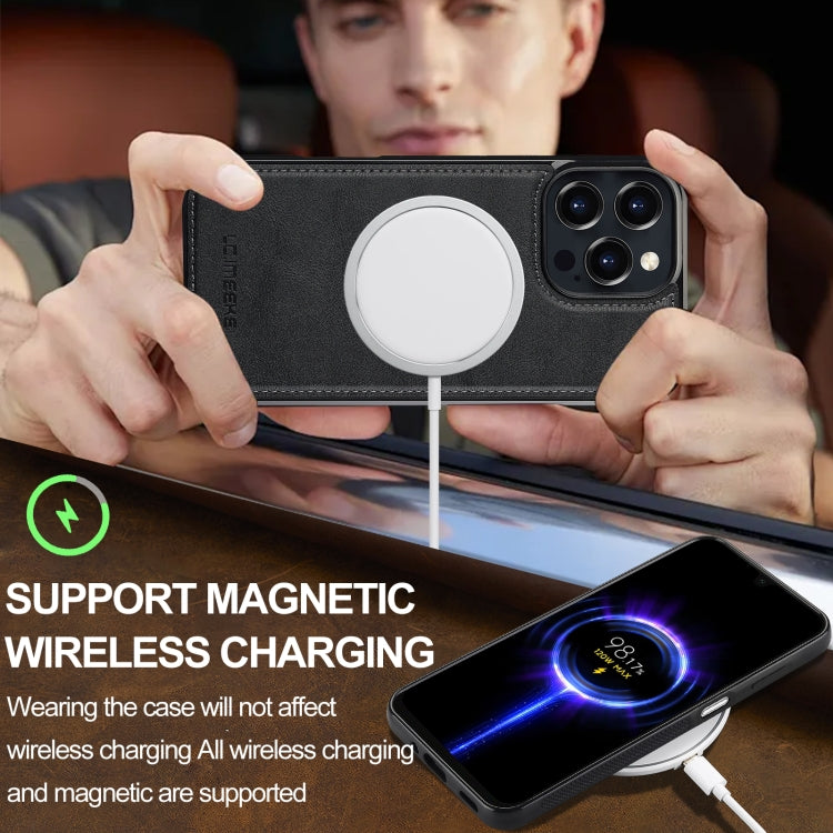 For iPhone 16 Pro LC.IMEEKE Magsafe Phone Case(Black) by LC.IMEEKE