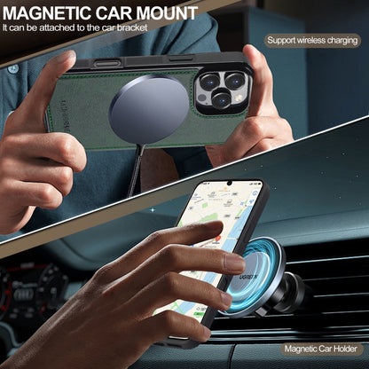 For iPhone 16 Pro LC.IMEEKE Magsafe Phone Case(Green) by LC.IMEEKE