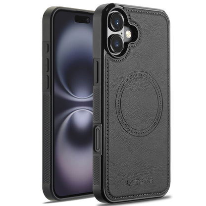 For iPhone 16 Plus LC.IMEEKE Magsafe Phone Case(Black) by LC.IMEEKE