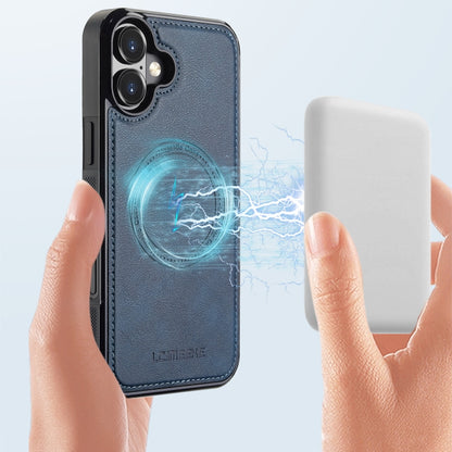 For iPhone 16 Plus LC.IMEEKE Magsafe Phone Case(Blue) by LC.IMEEKE