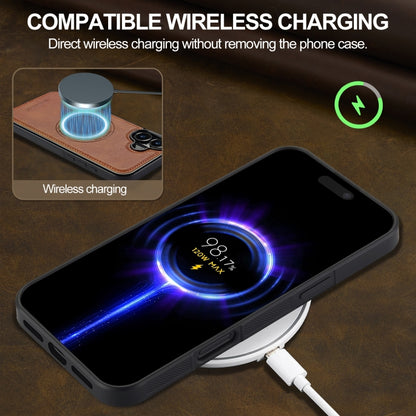 For iPhone 16 Plus LC.IMEEKE Magsafe Phone Case(Brown) by LC.IMEEKE