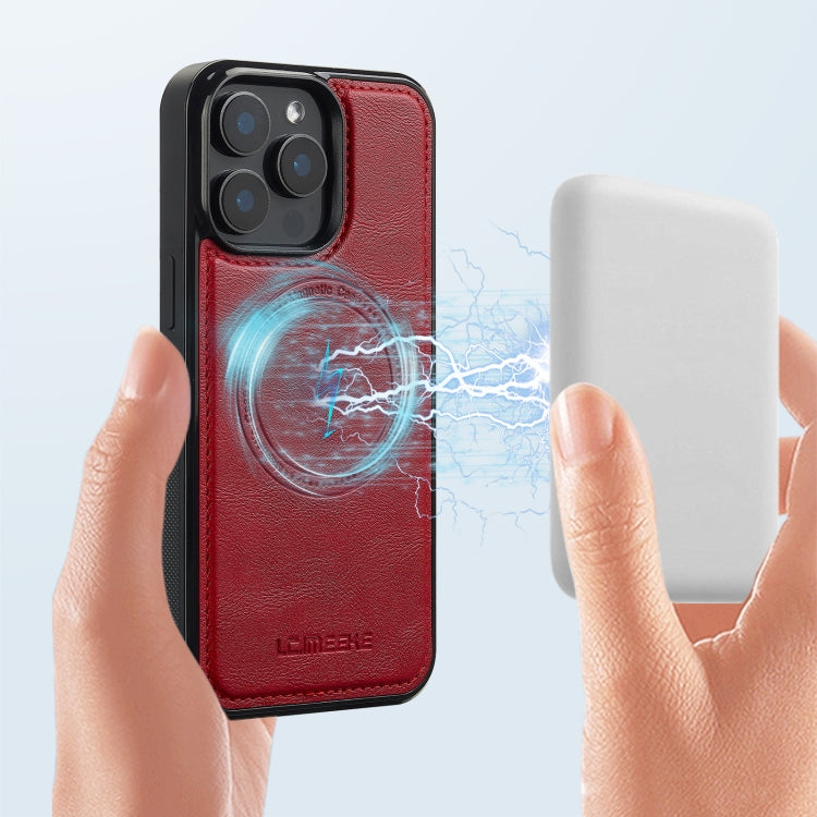 For iPhone 15 Pro Max LC.IMEEKE Magsafe Phone Case(Red) by LC.IMEEKE