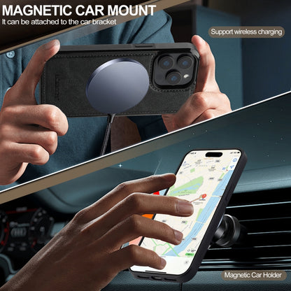 For iPhone 15 Pro Max LC.IMEEKE Magsafe Phone Case(Black) by LC.IMEEKE