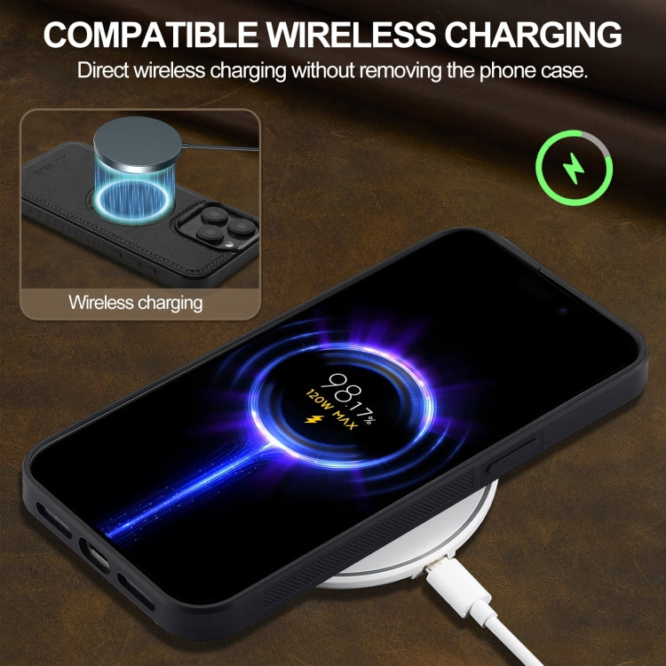 For iPhone 15 Pro Max LC.IMEEKE Magsafe Phone Case(Black) by LC.IMEEKE