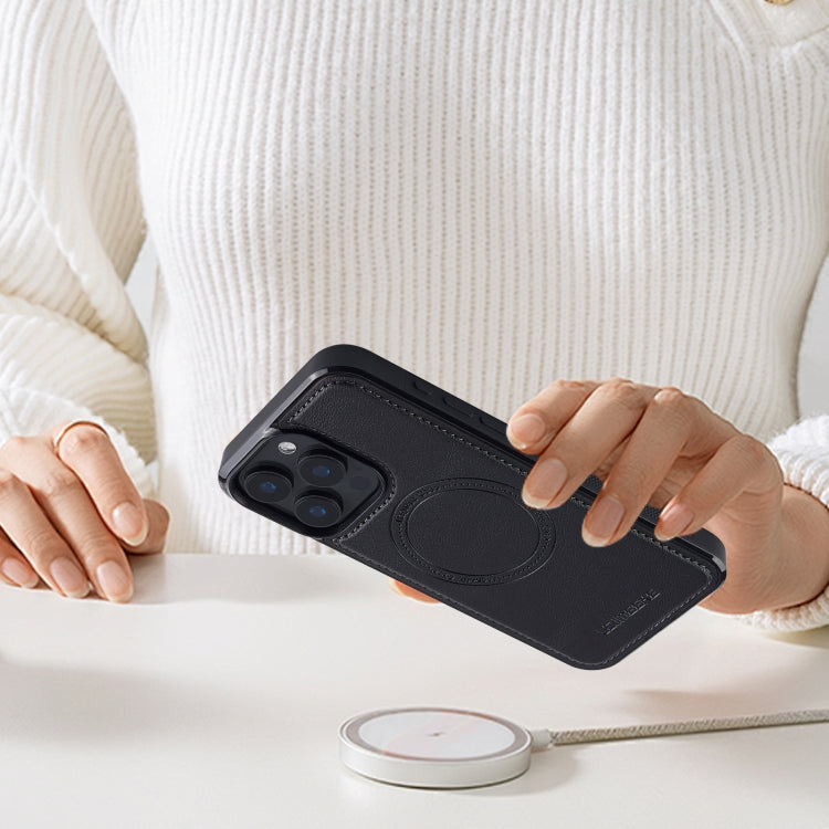 For iPhone 15 Pro Max LC.IMEEKE Magsafe Phone Case(Black) by LC.IMEEKE