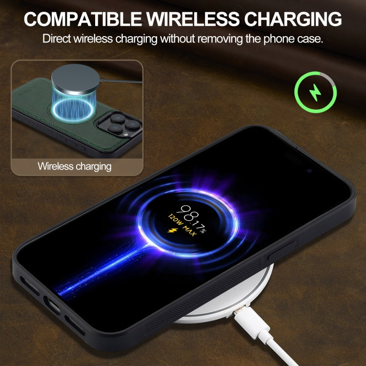 For iPhone 15 Pro Max LC.IMEEKE Magsafe Phone Case(Green) by LC.IMEEKE