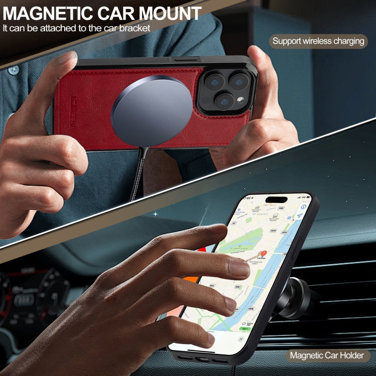 For iPhone 15 Pro LC.IMEEKE Magsafe Phone Case(Red) by LC.IMEEKE